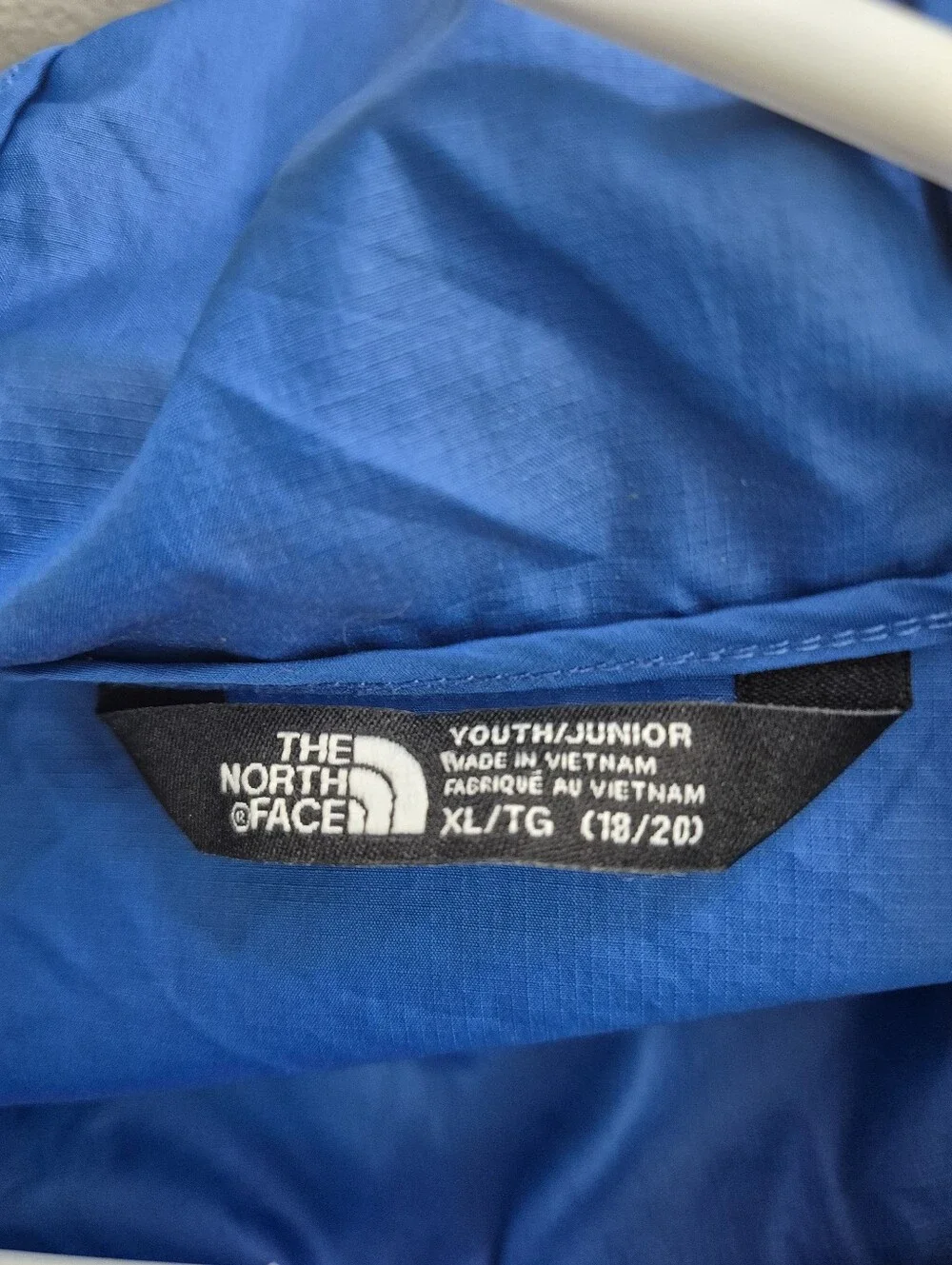 The North Face Boy's Royal Blue Hooded Windbreaker Jacket